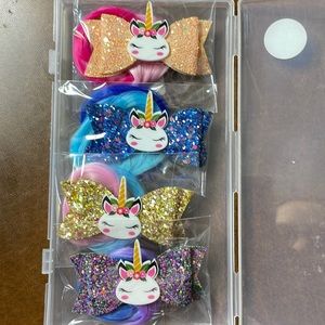 Little Girls Bow / Fake Hair
